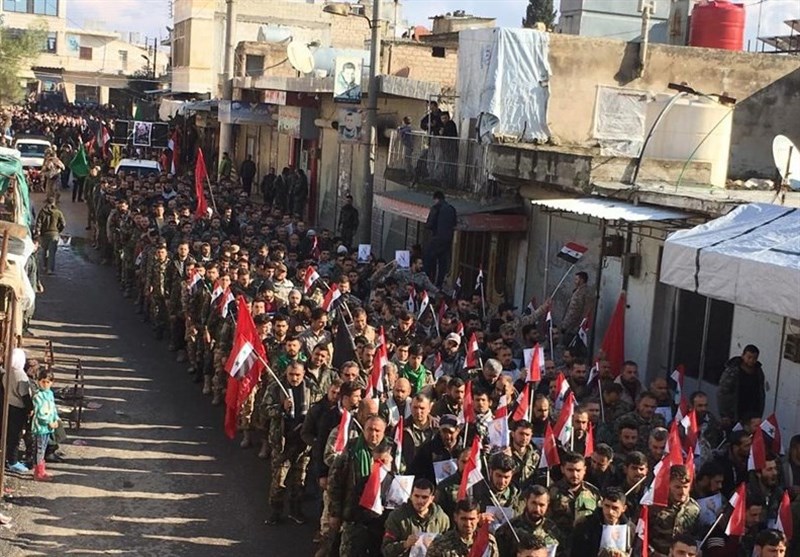 Syrians Hold Symbolic Funeral for Iranian Martyred General Soleimani (+Video)