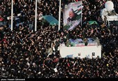 تشییع پیکر سپهبد قاسم سلیمانی و شهدای مقاومت در تهران - 1