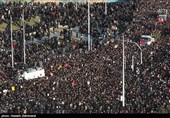 تشییع پیکر سپهبد قاسم سلیمانی و شهدای مقاومت در تهران - 1