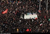 تشییع پیکر سپهبد قاسم سلیمانی و شهدای مقاومت در تهران - 1