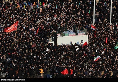 تشییع پیکر سپهبد قاسم سلیمانی و شهدای مقاومت در تهران - 1