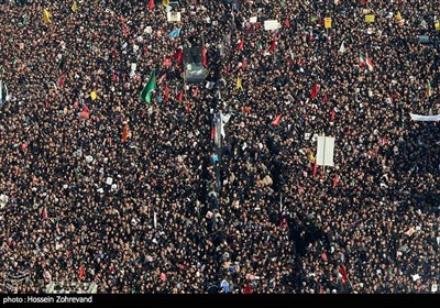 تشییع پیکر سپهبد قاسم سلیمانی و شهدای مقاومت در تهران - 1