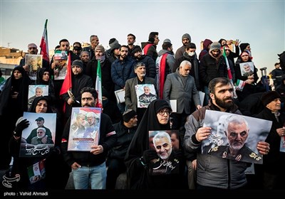 تشییع پیکر پاک شهدای مقاومت در تهران - 4