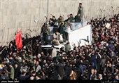 تشییع پیکر سپهبد قاسم سلیمانی و شهدای مقاومت در تهران