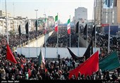 تشییع پیکر سپهبد قاسم سلیمانی و شهدای مقاومت در تهران