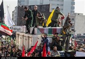 تشییع میلیونی پیکر مطهر سپهبد شهید قاسم سلیمانی و شهدای مقاومت در تهران