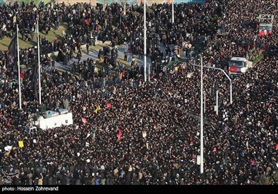 تشییع پیکر سپهبد قاسم سلیمانی و شهدای مقاومت در تهران- 4