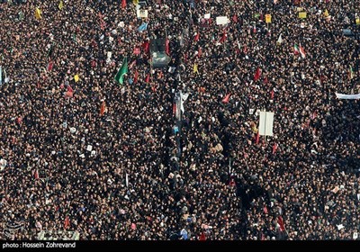 تشییع پیکر سپهبد قاسم سلیمانی و شهدای مقاومت در تهران- 4