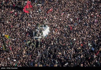 تشییع پیکر سپهبد قاسم سلیمانی و شهدای مقاومت در تهران - 5