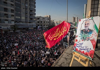 تشییع پیکر سپهبد قاسم سلیمانی و شهدای مقاومت در تهران - 5