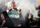 مراسم تشییع پیکر سپهبد شهید قاسم سلیمانی و شهدای مقاومت در تهران