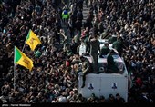 مراسم تشییع پیکر سپهبد شهید قاسم سلیمانی و شهدای مقاومت در تهران