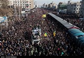 مراسم تشییع پیکر سپهبد شهید قاسم سلیمانی و شهدای مقاومت در تهران
