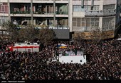 تشییع پیکر سپهبد قاسم سلیمانی و شهدای مقاومت در تهران - 8
