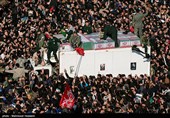 تشییع پیکر سپهبد قاسم سلیمانی و شهدای مقاومت در تهران - 8