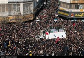 تشییع پیکر سپهبد قاسم سلیمانی و شهدای مقاومت در تهران - 8