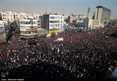 تشییع پیکر سپهبد قاسم سلیمانی و شهدای مقاومت در تهران - 8
