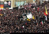 تشییع پیکر سپهبد قاسم سلیمانی و شهدای مقاومت در تهران - 8