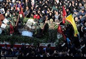 تشییع پیکر سپهبد قاسم سلیمانی و شهدای مقاومت در تهران - 8