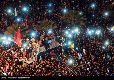 مراسم تشییع پیکر سپهبد شهید قاسم سلیمانی در قم