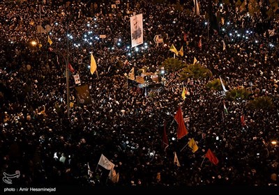 مراسم تشییع پیکر سپهبد شهید قاسم سلیمانی در قم