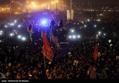 مراسم تشییع پیکر سپهبد شهید قاسم سلیمانی در قم