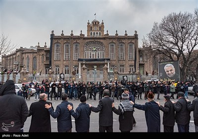 مراسم گرامیداشت سپهبد شهید قاسم سلیمانی در تبریز 