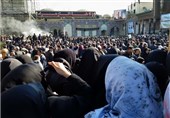 پیکر شهید مقاومت به حرم حضرت عبدالعظیم حسنی(ع) رسید+ تصاویر