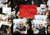 تجمع بانوان زینبی اردبیل در حمایت از مقاومت و انتقام از خون سردار شهید حاج قاسم سلیمانی