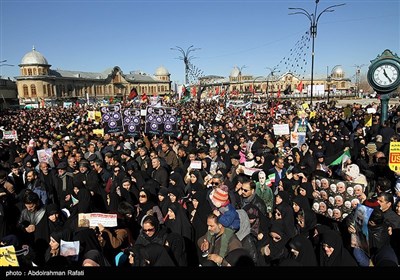 تجمع و راهپیمائی مردم همدان در سوگ شهادت سپهبد قاسم سلیمانی