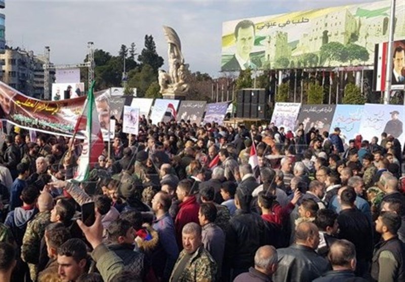 Syrians Mourn Iranian Top General Assassinated By US