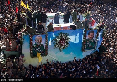 تشییع پیکر سردار سپهبد شهید قاسم سلیمانی در کرمان - 1