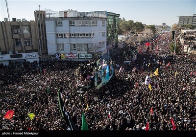 مراسم تشییع پیکر شهید سردار سپهبد شهید قاسم سلیمانی در کرمان