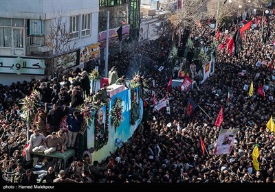 مراسم تشییع پیکر شهید سردار سپهبد شهید قاسم سلیمانی در کرمان