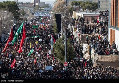 مراسم تشییع پیکر شهید سردار سپهبد شهید قاسم سلیمانی در کرمان