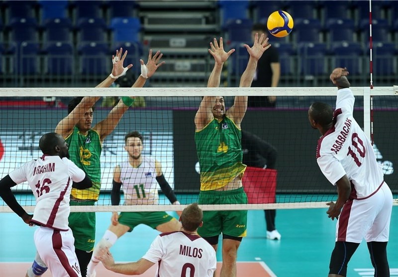 والیبال انتخابی المپیک| قطری‌ها استرالیا را غافلگیر کردند