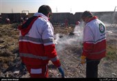 اجساد قربانیان سقوط هواپیما به پزشکی قانونی کهریزک منتقل می‌شود