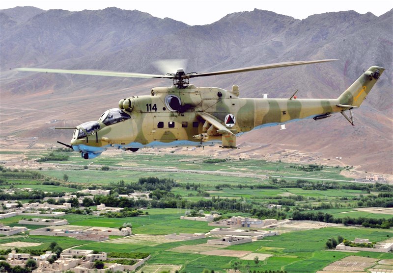 سقوط 2 بالگرد ارتش افغانستان