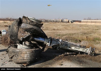 Rescue Teams Work amid Debris after Ukrainian Plane Crashed Near Tehran