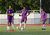 برگزاری آخرین تمرین تیم فوتبال امید پیش از دیدار با ازبکستان