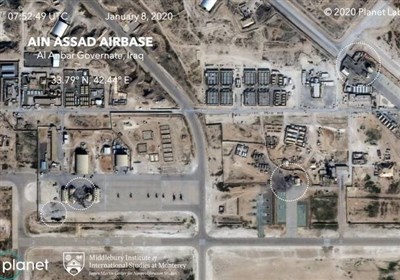  تصاویری از پایگاه عین الاسد پس از حمله موشکی سپاه 