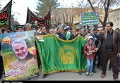 بزرگداشت هفتمین روز شهادت سپهبد سلیمانی در شهرضا برگزار شد + تصاویر