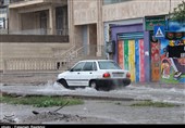 آبگرفتگی شدید معابر شهر زاهدان در پی بارش‌های سیل آسا + فیلم