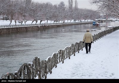 بارش برف در ارومیه