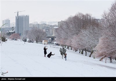 بارش برف در ارومیه