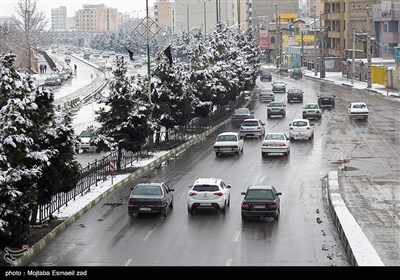 بارش برف در ارومیه