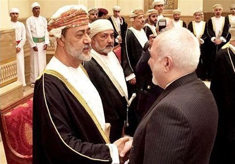 دیدار ظریف با پادشاه جدید عمان