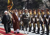 استقبال رسمی روحانی از امیر قطر