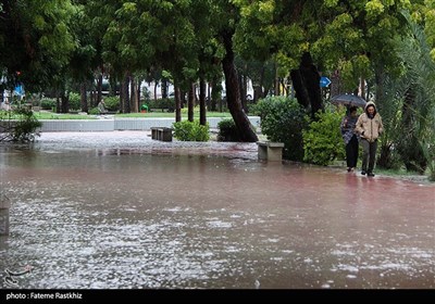 آبگرفتگی معابر در بندرعباس