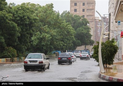 آبگرفتگی معابر در بندرعباس